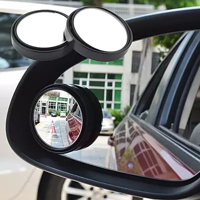Blind Spot Car Mirror Adjustable HD Glass and ABS Housing