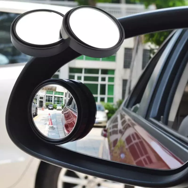 Blind Spot Car Mirror Adjustable HD Glass and ABS Housing