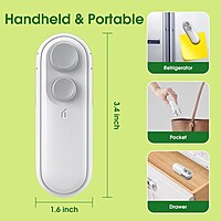 Portable Mini Sealing Machine, 2 in 1 USB Rechargeable Magnetic Heat Sealing & Cutting Pack of 1 Portable Mini Sealing Machine, 2 in 1 USB Rechargeable Magnetic Heat Sealing & Cutting Pack of 1