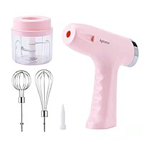 3 in 1 USB Egg Beater, 3 in 1 Wireless Electric Hand Mixer Pack of 1 (Colour: Green/Blue/Pink) 3 in 1 USB Egg Beater, 3 in 1 Wireless Electric Hand Mixer Pack of 1 (Colour: Green/Blue/Pink)