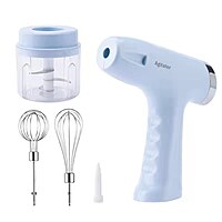 3 in 1 USB Egg Beater, 3 in 1 Wireless Electric Hand Mixer Pack of 1 (Colour: Green/Blue/Pink) 3 in 1 USB Egg Beater, 3 in 1 Wireless Electric Hand Mixer Pack of 1 (Colour: Green/Blue/Pink)