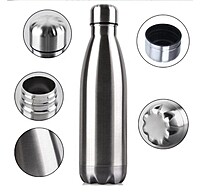 750 ML Stainless Steel Hot and Cold Water Bottle for Office Pack of 1 750 ML Stainless Steel Hot and Cold Water Bottle for Office Pack of 1