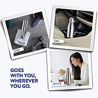 750 ML Stainless Steel Hot and Cold Water Bottle for Office Pack of 1 750 ML Stainless Steel Hot and Cold Water Bottle for Office Pack of 1