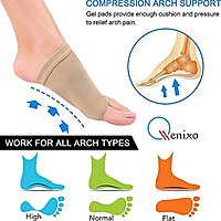 Arch Support Sleeve reusable Gel Pad Pack of 2 Arch Support Sleeve reusable Gel Pad Pack of 2