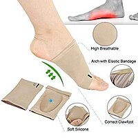 Arch Support Sleeve reusable Gel Pad Pack of 2 Arch Support Sleeve reusable Gel Pad Pack of 2