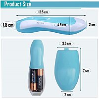 Baby Nail File Electric Trimmer Kit with Light and 5 Grinding Heads Pack of 1 Baby Nail File Electric Trimmer Kit with Light and 5 Grinding Heads Pack of 1