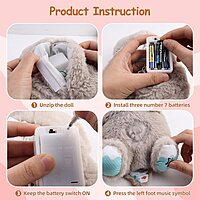 Portable Breathing Teddy Bear Soft Toy with Plush Sound Machine, Pack of 1 (Colour : Grey) Portable Breathing Teddy Bear Soft Toy with Plush Sound Machine, Pack of 1 (Colour : Grey)