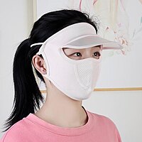 Cap With Mask Personal Care Pack of 2 Cap With Mask Personal Care Pack of 2