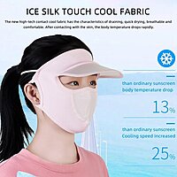 Cap With Mask Personal Care Pack of 2 Cap With Mask Personal Care Pack of 2