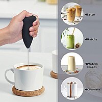 Coffee Beater I Powerful Handheld Milk Frother I Coffee Foamer Pack of 1 (Colour: Brown / Green) Coffee Beater I Powerful Handheld Milk Frother I Coffee Foamer Pack of 1 (Colour: Brown / Green)