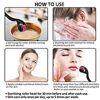 Derma Roller 0.5mm For Face Acne Scars Remover Pack of 2 Derma Roller 0.5mm For Face Acne Scars Remover Pack of 2