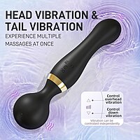 Full Body Personal Handheld Massager for Pain Relief, Wireless Rechargeable Vibration Massager