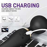 Full Body Personal Handheld Massager for Pain Relief, Wireless Rechargeable Vibration Massager
