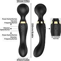 Full Body Personal Handheld Massager for Pain Relief, Wireless Rechargeable Vibration Massager