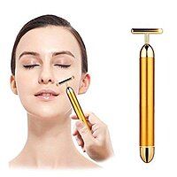 Gold Energy Beauty Bar Electric Vibration Facial Massage Pack of 1 Gold Energy Beauty Bar Electric Vibration Facial Massage Pack of 1