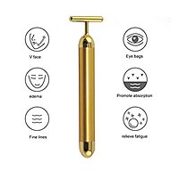 Gold Energy Beauty Bar Electric Vibration Facial Massage Pack of 1 Gold Energy Beauty Bar Electric Vibration Facial Massage Pack of 1