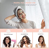 Hair Towel Wrap Absorbent Towel Hair-Drying Quick Dry Pack of 3 Hair Towel Wrap Absorbent Towel Hair-Drying Quick Dry Pack of 3