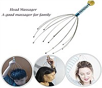 Machine Head Massager Scalp Scratcher 12 Fingers Head Scratcher Pack of 2 Machine Head Massager Scalp Scratcher 12 Fingers Head Scratcher Pack of 2