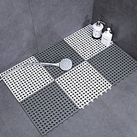 Interlocking mat for Bathroom Floor Shower Room Pack of 4