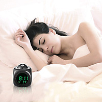 Plastic Digital LCD Screen Snooze Projector Alarm Clock Pack of 1 Plastic Digital LCD Screen Snooze Projector Alarm Clock Pack of 1