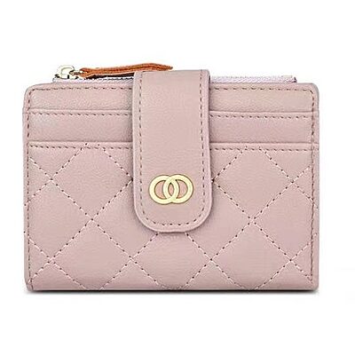 Mini Women's Leather Wallet Small Purse Clutch Wallet Pack of 1 (Colour: Blue)