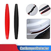 PVC Car Bumper Corner Protector Scratch Guard Car Bumper Guard 2 pcs Pack of 1