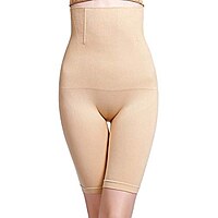 Women Shapewear Butt Lifter Body Shaper Panties Pack of 1 (Colour: Beige)