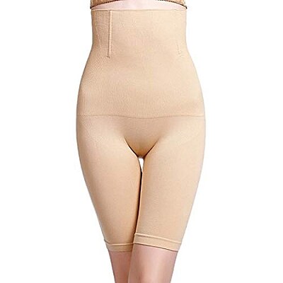 Women Shapewear Butt Lifter Body Shaper Panties Pack of 1 (Colour: Beige)