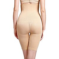 Women Shapewear Butt Lifter Body Shaper Panties Pack of 1 (Colour: Beige)