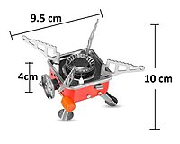 Portable Folding Camping Gas Stove Pack of 1 Portable Folding Camping Gas Stove Pack of 1