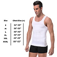 Premium Men’s Slimming Body Shaper Vest Pack of 1 Premium Men’s Slimming Body Shaper Vest Pack of 1