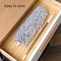 Microfiber Feather Duster Extension Long Up to 100 inch Mop Pack of 2 Microfiber Feather Duster Extension Long Up to 100 inch Mop Pack of 2