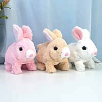 Walking and Talking Rabbit ( Pack of 1) (Colour :White) Walking and Talking Rabbit ( Pack of 1) (Colour :White)