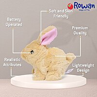 Walking and Talking Rabbit ( Pack of 1) (Colour :White) Walking and Talking Rabbit ( Pack of 1) (Colour :White)