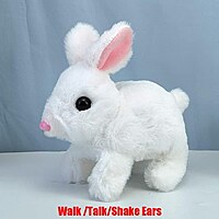 Walking and Talking Rabbit ( Pack of 1) (Colour :White) Walking and Talking Rabbit ( Pack of 1) (Colour :White)